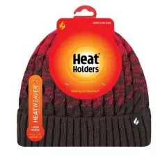 Men's Mavis Three-Tone Cable Knit Roll Up Hat