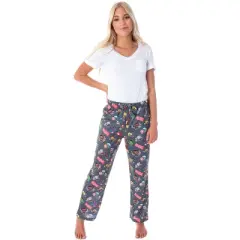 Marvel Comics Women's Avengers Kawaii Allover Character Print Pajama Pants Kawaii Avengers Allover