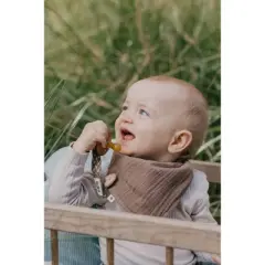 Bibs Braided Pacifier Clip