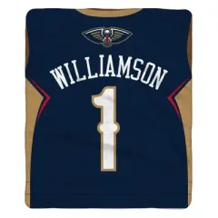 Sleep Squad New Orleans Pelicans Zion Williamson 60 x 80 Raschel Plush Jersey Blanket