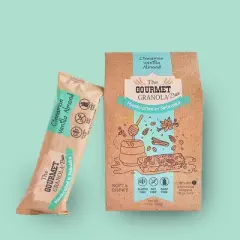The Gourmet Granola Cinnamon Vanilla Almond Granola Bars - Pack of 6