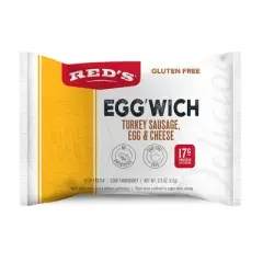 Red's Frozen Gluten Free Turkey Sausage Egg'wich - 7.8oz/2ct