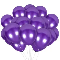 Treasures Gifted Pearlescent Purple Balloons - 12 Inch Latex Balloons - 36 Pack