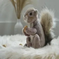 Bearington Collection Lil' Peanut Plush Stuffed Animal Squirrel, 7"