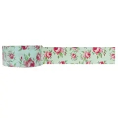 Wrapables Floral & Nature Washi Masking Tape, Country Rose