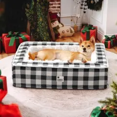 FUNNYFUZZY Calming Dog Bed