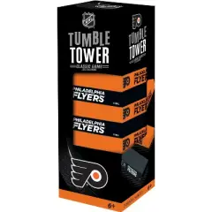 MasterPieces Real Wood Block Tumble Towers - NHL Philadelphia Flyers
