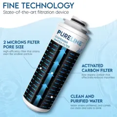 Pureline Elkay&reg; 51300C Water Filter Replacement (NO CHIP) Compatible with Elkay&reg; ezH2O and Halsey Taylor&reg; Bottle Filling Station