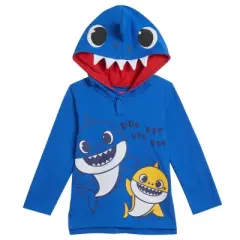 Pinkfong Baby Shark Toddler Boys Costume Hoodie & Jogger Pant Set Blue 
