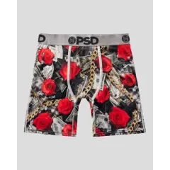 PSD Men's Money Roses Print Boxer Briefs 2pk - Gold/Green/Red