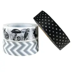 Wrapables Natural Designs Washi Masking Tape (Set of 3)
