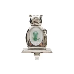 Gallerie II 3.5" x 5" Christmas Pewter Photo Frame Stocking Holder