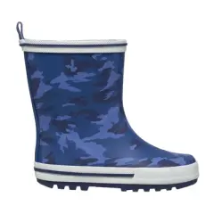CoXist Kid's Waterproof Rain Boots with Easy Pull Handles for Boys & Girls (Little Kid & Toddlers)