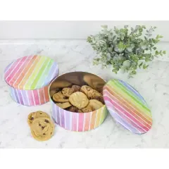 Cornucopia Brands-Classic Round Cookie Tins Set of 2