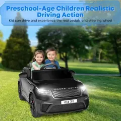 Ride on Cars for Kid 4-8, 12V Licensed Land Rover Ride Electric Car for Kids with Parent Remote Control