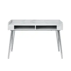 Ravyn Desk White Marble - Picket House Furnishings