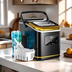 Kismile 26-lb Ice Per day Bullet Ice Maker