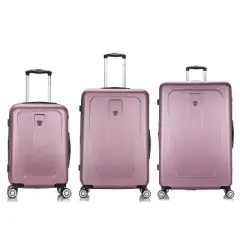 DUKAP Crypto Lightweight 3pc Hardside Luggage Set