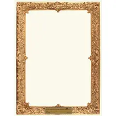 UCreate&reg; Watercolor Paper, Gold Frame, 9" x 12", 30 Sheets