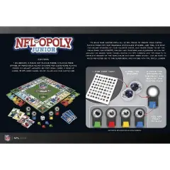 MasterPieces Inc NFL-opoly Junior Board Game | Collector's Edition Set