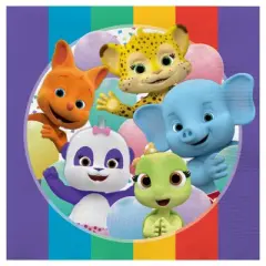 Treasures Gifted Word Party Napkins - Word Party Birthday Supplies - 32 Pack