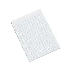 MyOfficeInnovations Notepads 8.5 x 11.75 Wide White 50 Sheets/Pad 12 Pads/Pack MYO814000