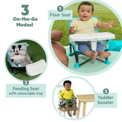 Bright Starts Disney Baby Pop N Sit Portable Booster Seat