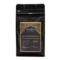 Nubia 12 oz Black Pharaoh Organic Certified Dark Roast Coffee - Pack of 2