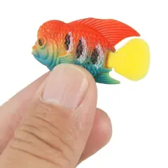 Unique Bargains Plastic Floating Fish Aquarium Oranment Multicolor 3 Pcs