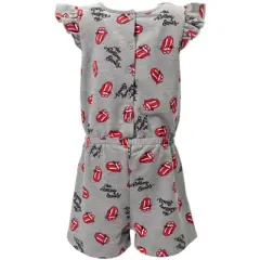 Rolling Stones Girls French Terry Sleeveless Romper Toddler