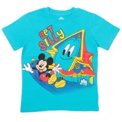 Disney Mickey Mouse 3 Pack Pullover T-Shirts Toddler to Little Kid 