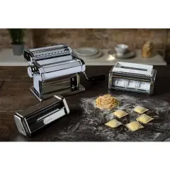 Marcato Atlas 3-Piece Set Pasta Set, Includes Atlas 150, Ravioli, Spaghetti