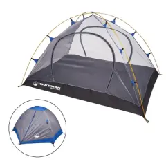 Leisure Sports 2-Person Backpacking Tent With Rain Fly, Waterproof Floor, Taped Seams, and Carry Bag