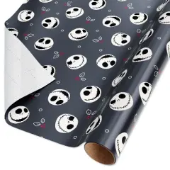 American Greetings 25 sq ft Nightmare Before Christmas Metallized Di Gift Wrap