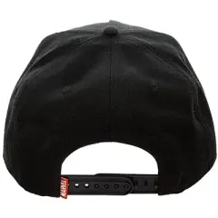 Bioworld Marvel Comic Logo Sublimated Bill Snapback Cap Hat Black