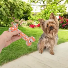 Alilang Dog Rope Toy Set Five Durable Chew Toys with Carrot Octopus Bone for Small to Medium Dogs - 5 Pack