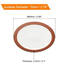 Unique Bargains Wide Mouth Leak Proof Canning Lids Fits Storage Cover 24 Pcs