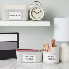 Juvale 100-Pack Clear Adhesive Business Card Holder Pockets with Self-Adhesive Top Load Plastic Protector Sleeves Labels for Labeling, 3.75x2 in