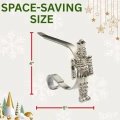 Split P Nutcracker Stocking Hanger - Set of 2