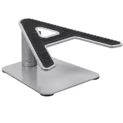 Monoprice Universal Laptop Riser Stand - Silver Perfect For Raising Your Laptop About 4.7 to 6.7 Inches Above Desk - Workstream Collection