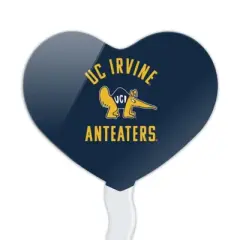 NCAA UC Irvine Anteaters Logo Heart Love Cupcake Picks Toppers Decoration Set of 6