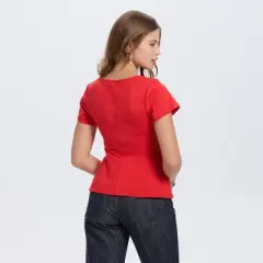 Women's Short Sleeve Scoop Neck Jersey Top - A New Day&trade;