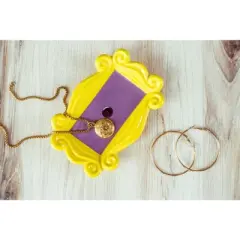 Ukonic Friends Picture Frame Replica Ceramic Trinket Tray | 4 x 6 Inches