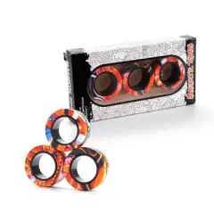 Insten Set of 3 Magnetic Ring Finger Fidget Spinner Toys