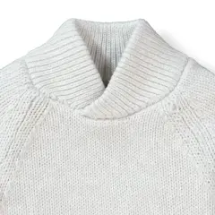 Hope & Henry Boys' Crewneck Pullover Sweater with Elbow Patches, Kids