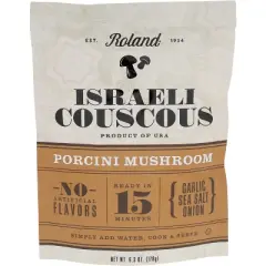 Roland Israel Couscous Porcini Mushroom - Case of 12 - 6.3 oz