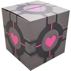 Toynk Portal Companion Cube 12" x 12" x 12" Flat Empty Gift Box