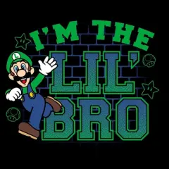 Toddler's Nintendo Luigi I'm The Lil' Bro T-Shirt
