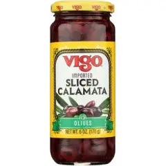 Vigo Sliced Kalamata Olives - 6 pack, 6 oz