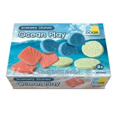 Yellow Door Scenery Stones &ndash; Ocean Play, Set of 18